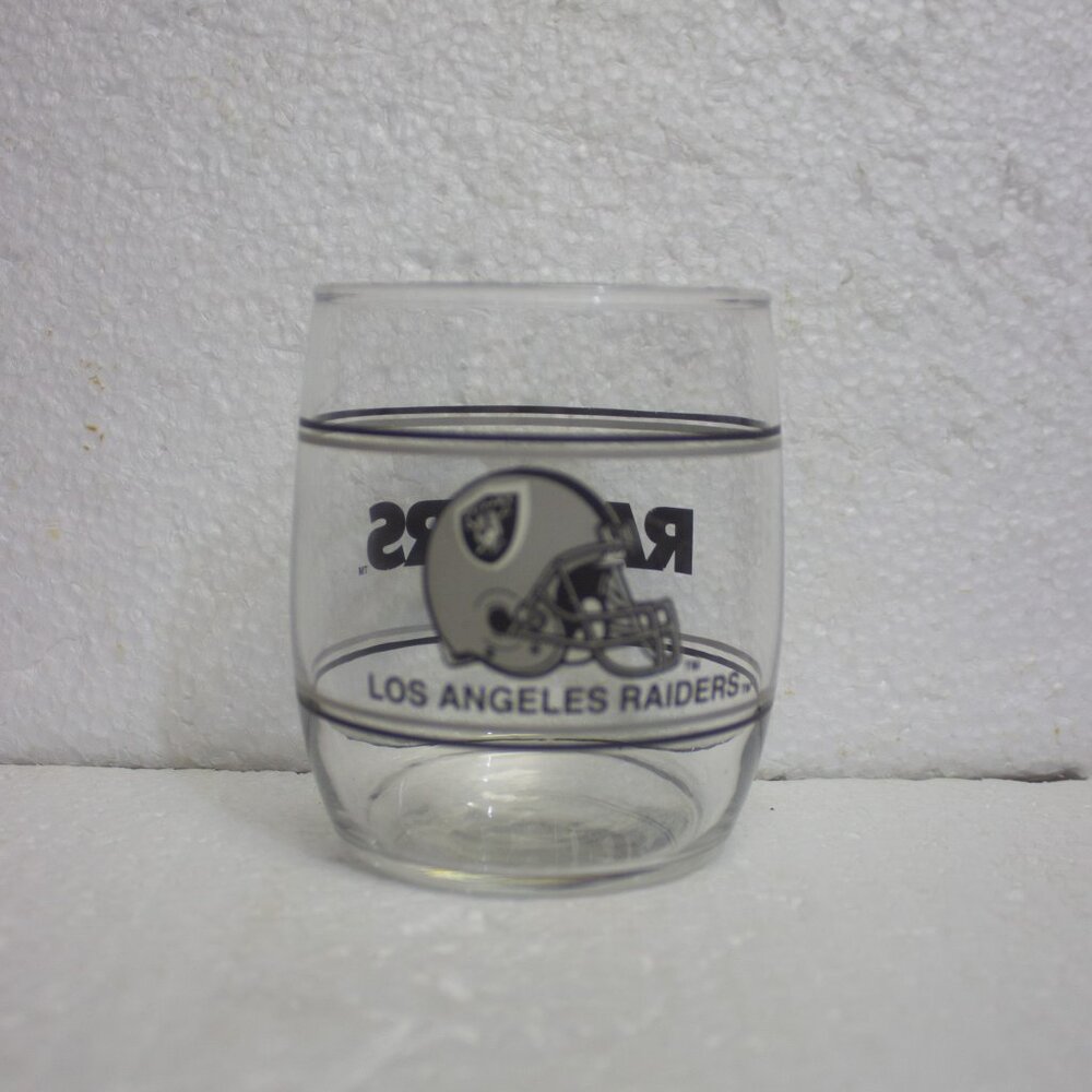 Los Angeles Raiders Drinking Glass Tumbler 3.5 Inches